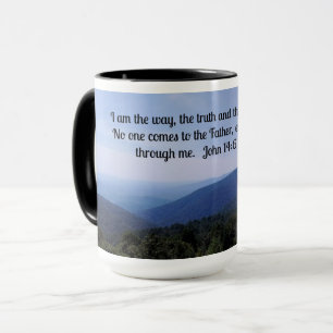 Mug Jean 14:6 Je suis le chemin, la vérité et la vie.