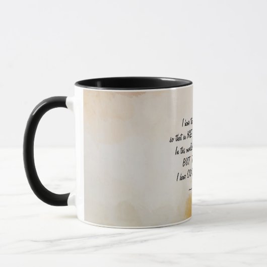 Mug Jean 16:33 J'AI SURMONTÉ le monde (Gauche)