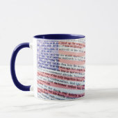 Mug Jean 3:16 et drapeau américain (Gauche)