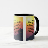 Mug Jean 3:16 KJV Bible Verse Pic Deux Tons (Devant droit)