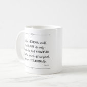 Mug Jean 3:16 - Pour Dieu si aimé (Devant gauche)