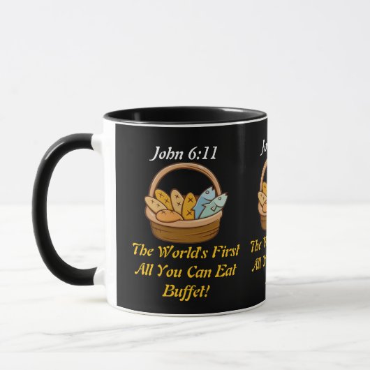 Mug "Jean 6:11" (Gauche)