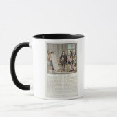 Mug Jean Baptiste Colbert (1619-83) présente la carte (Gauche)