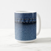 Mug Jean en denim (Devant droit)
