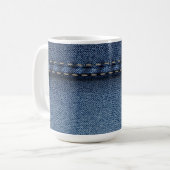 Mug Jean en denim (Devant gauche)