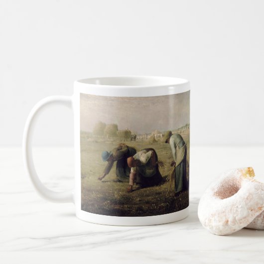 Mug Jean-François Millet, “ The Gleaners ” (Avec donut)