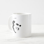 Mug Jean-Paul II face blanche (Devant gauche)