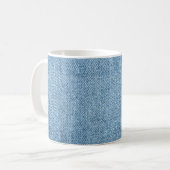 Mug Jeans de qualité : Belle texture sans fil. (Devant gauche)