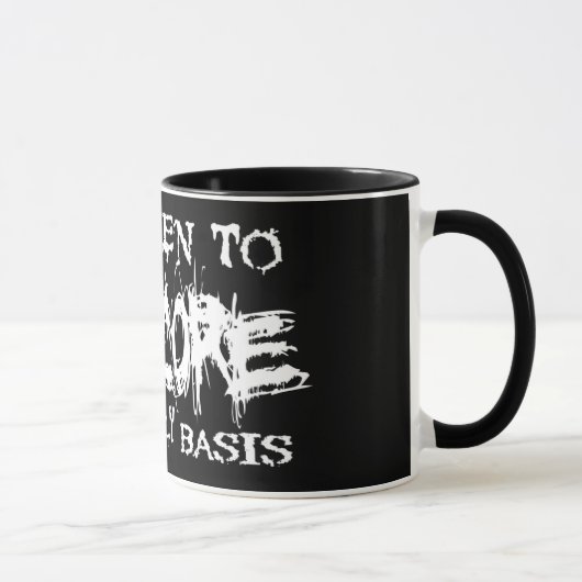 Mug J'écoute Grindcore (Droite)