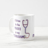 Mug J'écoute les voix (Devant gauche)