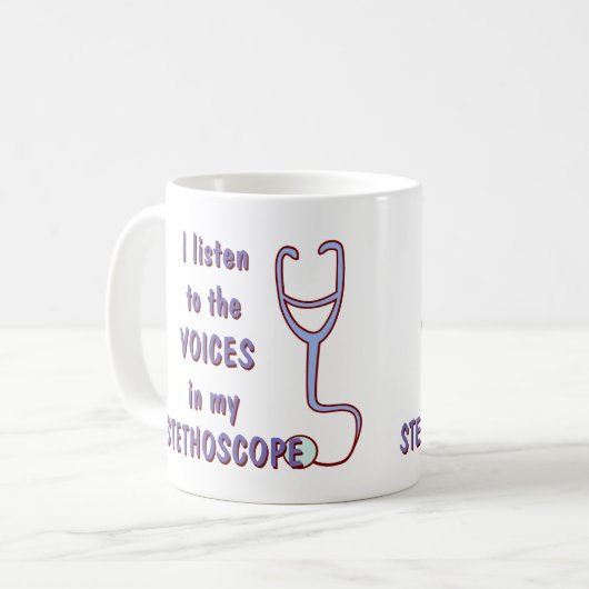 Mug J'écoute les voix (Devant gauche)