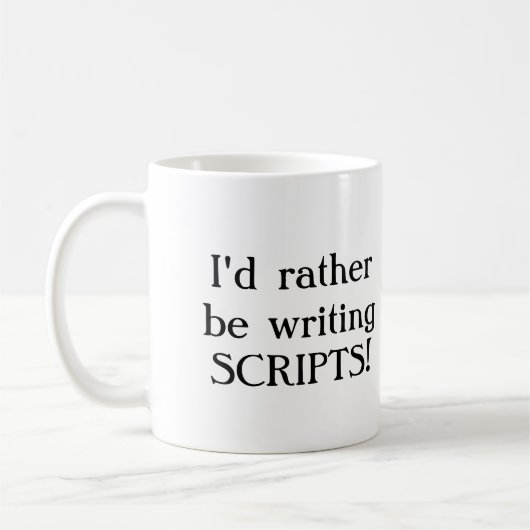 Mug J'écrirais plutôt des MANUSCRITS ! (Gauche)