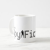 Mug J'écris de la fiction d'espionnage (Devant gauche)