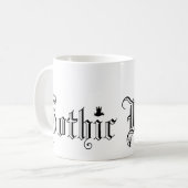 Mug J'écris de la fiction gothique Horror (Devant gauche)