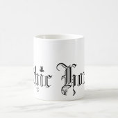Mug J'écris de la fiction gothique Horror (Centre)