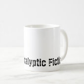 Mug J'écris de la fiction post-apocalyptique (Devant droit)