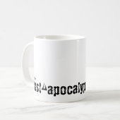 Mug J'écris de la fiction post-apocalyptique (Devant gauche)