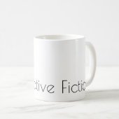 Mug J'écris de la fiction spéculative (Devant droit)