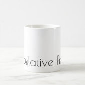 Mug J'écris de la fiction spéculative (Centre)