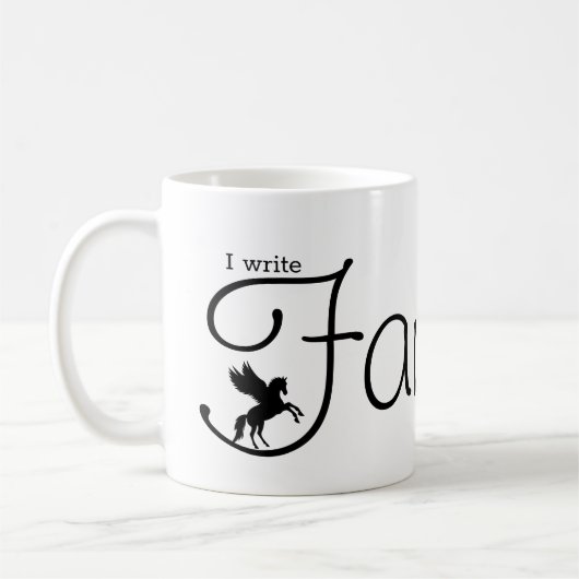 Mug J'écris Fanstasy, Pegasus (Gauche)