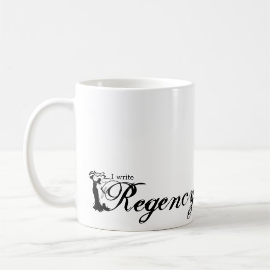 Mug J'écris Regency Romance (Gauche)