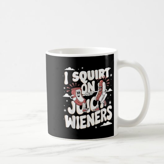 Mug J'Écris Sur Jicy Wieners Mème Humour Sarcastique A (Droite)