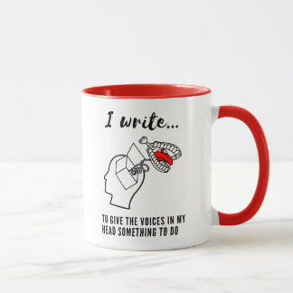 Mug J'écris... une tasse.
