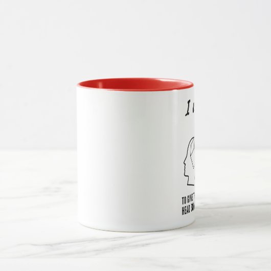 Mug J'écris... une tasse. (Centre)