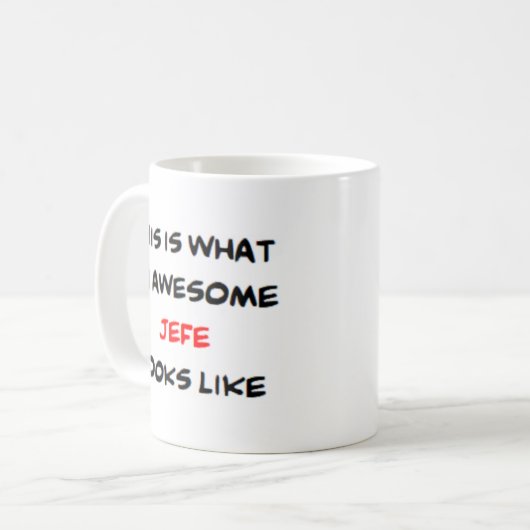 Mug jefe, génial (Devant gauche)