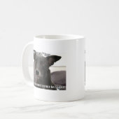 Mug Jeff a mis dessus son visage décontracté (Devant gauche)