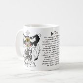 Mug Jeffers, l'origine, la signification et la crête (Devant gauche)