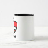 Mug Jeg Elsker Danmark (Centre)