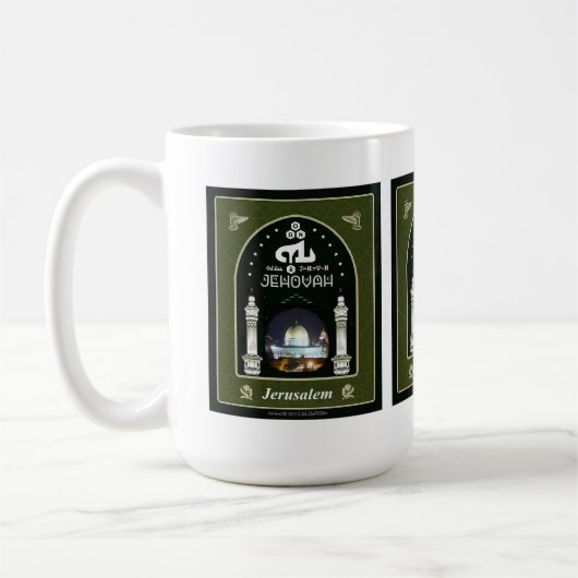 Mug JEHOVAH Jerusalem (Gauche)