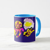 Mug Jellyfish and fish play (Devant droit)