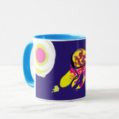 Mug Jellyfish and fish play (Devant gauche)