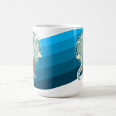 Mug Jellyfish Boy Anime Coffee Art (Centre)