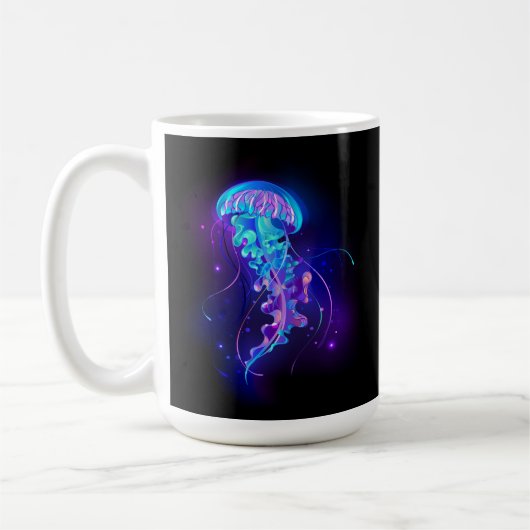 Mug Jellyfish éclatante couleur (Gauche)