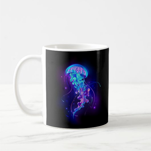 Mug Jellyfish éclatante couleur (Gauche)