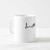 Mug Jellyfish Hearbeat Jelly Fish Gift Maman Papa (Devant gauche)