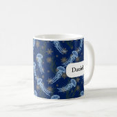 Mug Jellyfish Ocean See Dreamy Nautical Custom Name (Devant droit)