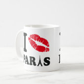 Mug J'embrasse Paris (Devant gauche)