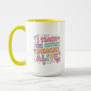 Mug J'enseigne aux humains les plus mignons qui soient