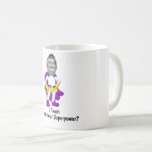 Mug J'enseigne, ce qui est la votre superpuissance ? (Devant droit)