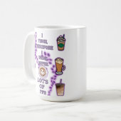 Mug J'enseigne donc à boire du café (Devant gauche)