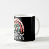 Mug J'enseigne Le Coeur le plus doux Saint Valentin (Devant droit)