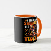 Mug J'Enseigne Le Plus Doux Petit Tigres Enseignant (Devant droit)