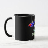 Mug J'enseigne les maths. Quel est ton super pouvoir ? (Gauche)