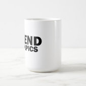 Mug J'envoie des dickpics (Centre)