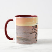 Mug Jeremiah 29:11 Car je connais les Plans Sunrise (Gauche)