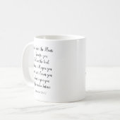 Mug Jeremiah 29:11 Floral Personnaliser (Devant gauche)